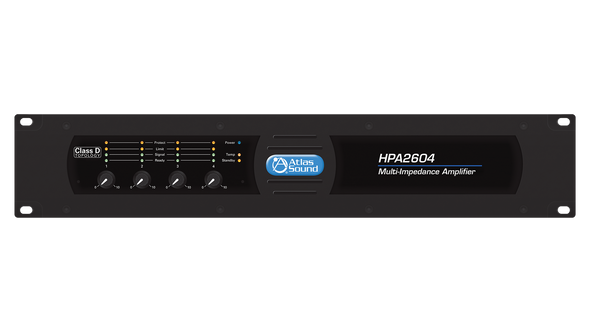 Atlas HPA2604 FOUR-CHANNEL, 2600-WATT COMMERCIAL AMPLIFIER