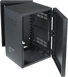 Atlas 335-15 Sectional Wall Cabinetinet, 15 in Deep Center Section, 35 Space Rack Unit