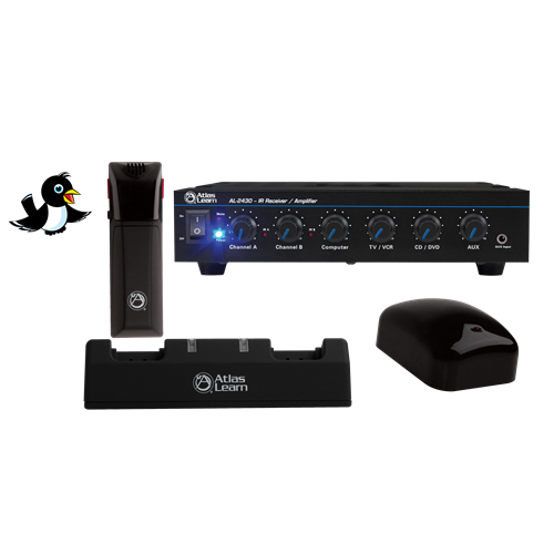 Atlas MAGPIE1-1 Learn Single MAGPIE Wireless Mic and IR Dome Kit