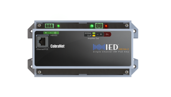 Atlas IED1581NA-C Single Channel CobraNet Compact Network Amplifier, 8W