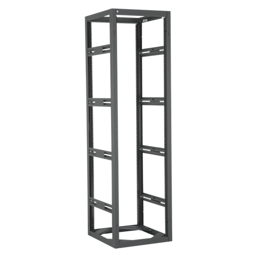 Atlas 735-25 35 Space Rack Unit, Gangable, 14GA CONST, Adj Rails, 25 in OD