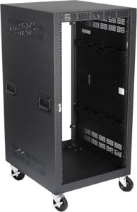 Atlas RX21-25 Cabinet Mobile 21 Space Rack Unit 36H 25D 19W C NO FD CR Black