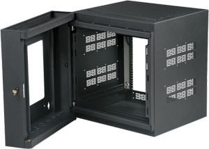 Atlas WMA10-23 Cabinet Wall 10 Space Rack Unit 17.5H 23.5D 22W #962