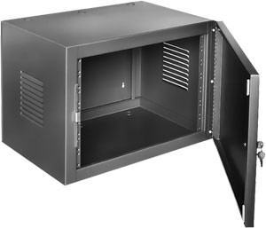 Atlas 607-15 Cabinet Wall 12H 15D 19W CR Black