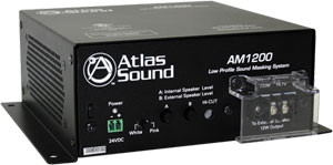 Atlas AM1200 AM1200 Low Profile Sound MaskingSystemtem UL2043