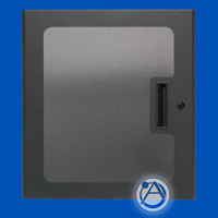 Atlas MPFD12 12 Space Rack Unit, 1 inD perf Steel Front Door