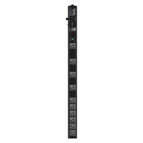 Atlas AP-2410-20S 24in, 10 Outlet Vertical Power Storageip