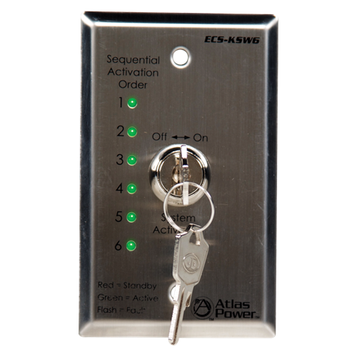 Atlas ECS-KSW6 KEY swITCH FOR ECS-6RM