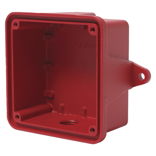 Atlas SER Enclosure Sur W-P VT SVT 4 in SQ RED