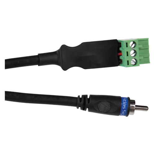 Atlas AS2RCA-2M-PHX Signal, 2Ser, 2M, M RCA TO PHX