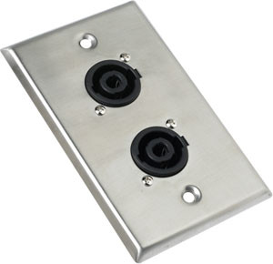 Atlas SG-NL4MP-2 Single Gang (2) Speaker ON 4P