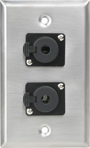 Atlas SG-QTRSL-F2 Single Gang (2) TRS F LCK 1 4 in