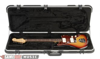 SKB Cases 1SKB-62 Jaguar/Jazzmaster Type Shaped Hardshell - TSA Latch, Over-Molded Handle