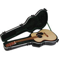 SKB Cases 1SKB-000 000 Size Acoustic Shaped Hardshell - TSA Latch, Over-Molded Handle