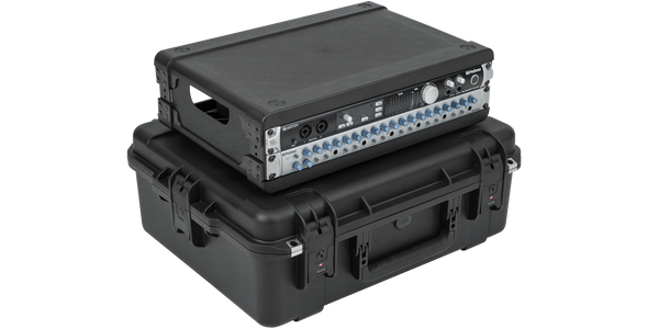 SKB Cases 3i-2217M103U iSeries Case with Removeable 3U Injection Molded Rack Cage, TSA Latches, Wheels