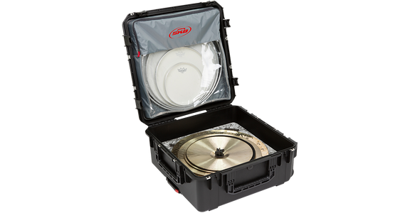 SKB Cases 3i-2424-CF22 iSeries Cymbal Flyer with Head storage, locking TSA latches, wheels