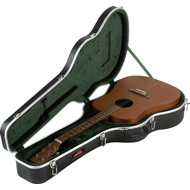 SKB Cases 1SKB-8 Acoustic Case Shaped Hardshell, standard latches, handle