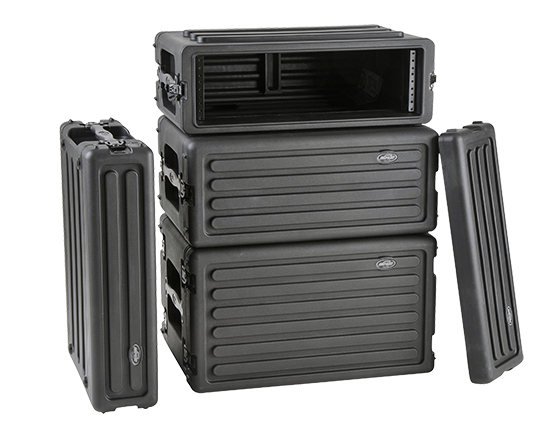 SKB Cases 1SKB-R3S 3U Shallow Roto Rack with Steel rails (front/back), 10.5 in deep (rail-to-rail)