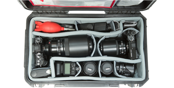 SKB Cases 3i-2011-8DL iSeries 3i-2011-8 Case w/Think Tank Designed Dividers and Lid Organizer