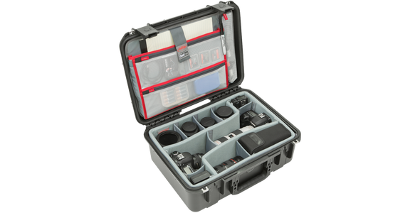 SKB Cases 3i-1813-7DL iSeries 3i-1813-7 Case w/Think Tank Designed Dividers and Lid Organizer