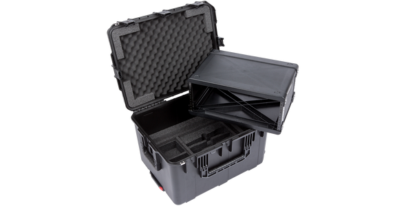 SKB Cases 3i-231714WMC iSeries Injection Molded for (4) wireless w/4U Fly Rack with wheels