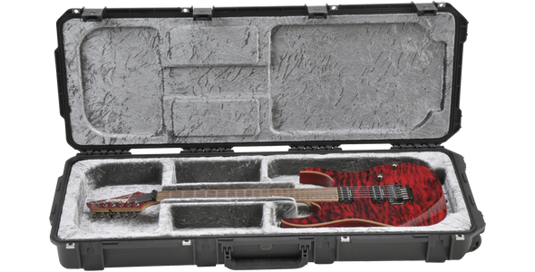 SKB Cases 3I-4214-OP iSeries Electric Guitar Case, Open Cavity, TSA Latches, w/wheels