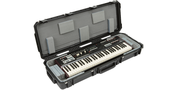 SKB Cases 3i-4214-TKBD iSeries 61-Note Narrow Keyboard Case - w/Think Tank Interior: 39.5 in x 13.5 in x 3.75 in