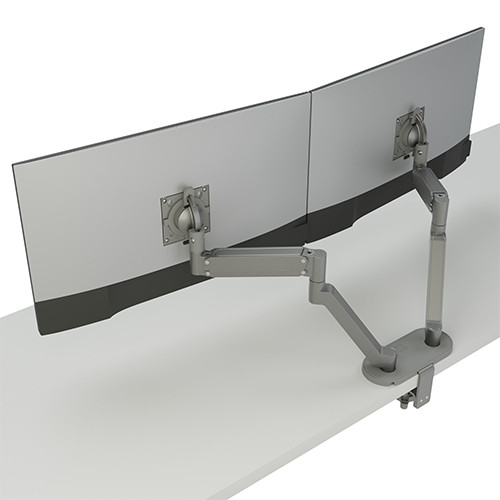 Chief DMA2S DUAL DYNAMIC MONITOR ARM SILVER