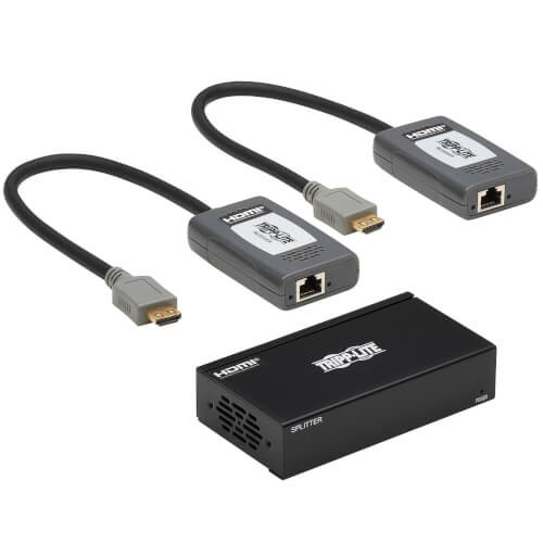 Tripp Lite B127A-002-BHPH2 2-Port HDMI over Cat6 Extender Kit, Splitter/2x Pigtail Receivers