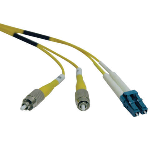 Tripp Lite N378-02M Duplex Singlemode 9/125 Fiber Patch Cable (LC/FC), 2M (6 ft.)