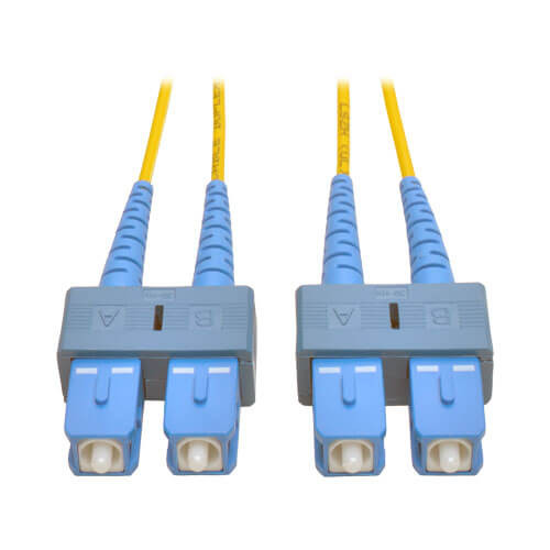 Tripp Lite N356-15M Duplex Singlemode 9/125 Fiber Patch Cable (SC/SC), 15M (50 ft.)