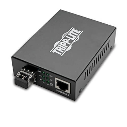 Tripp Lite N785-INT-LC-MM Gigabit Multimode Fiber to Ethernet Media Converter, 850 nm, 550M (1804.46 ft.)
