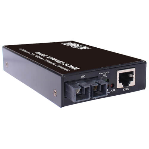Tripp Lite N784-H01-SCMM Hardened Copper to Fiber Media Converter -10C to 60C, 2 km (1.2 mi.)