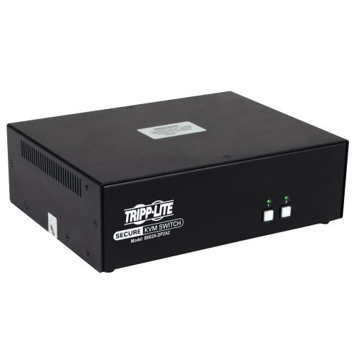 Tripp Lite B002A-DP2A2 Secure KVM Switch, 2-Port, Dual-Monitor, DisplayPort