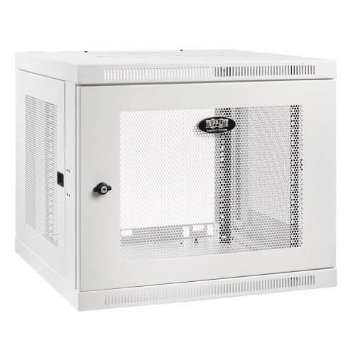 Tripp Lite SRW9UDPW SmartRack 9U Low-Profile Switch-Depth-Plus Wall-Mount Mini Rack Enclosure, White