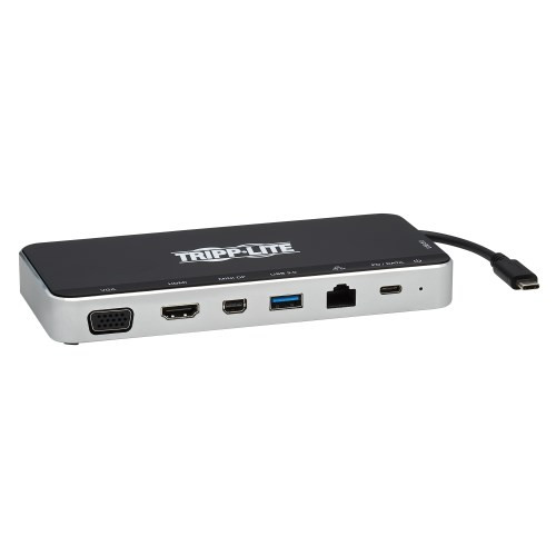 Tripp Lite U442-DOCK16-B USB Dock, Triple Display - 4K HDMI & mDP, VGA, USB 3.2 Gen 1