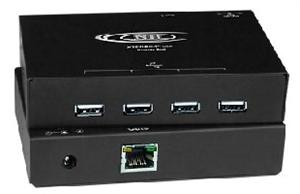 NTI USB-C5-200 USB Extender via CATx to 200 feet: 4-Port