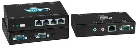 NTI vopex-c5va-8c1000 VGA Splitter/Extender with Audio via CATx to 1,000 feet: 8-port