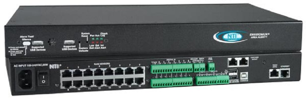 NTI e-16d-24v Large Enterprise Environment Monitoring System with 24VDC Power