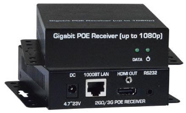 NTI st-iphd-l-2gopoe HDMI Over Gigabit IP Extender with POE via CAT5e/6/7, Local Unit with POE