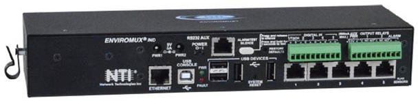 NTI e-5d-indlt Industrial Medium Enterprise Environment Monitoring System for Low/High Temperature Environments