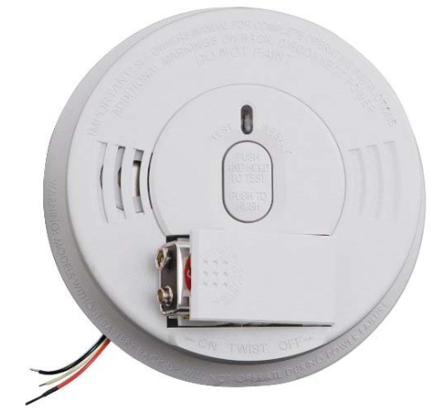 NTI E-SDS-120V Smoke Detection Sensor - 120VAC Wire-In with Battery Backup