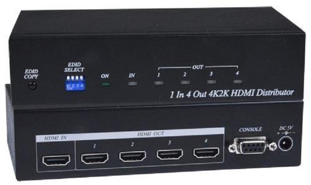 NTI vopex-4k18gb-4 4K 18Gbps HDMI Video Splitter: 4-Port