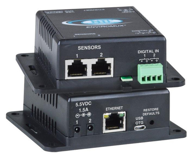 NTI e-micro-trh-d Micro Environment Monitoring System, Integrated Temp/Humidity Sensor, DIN Mounted