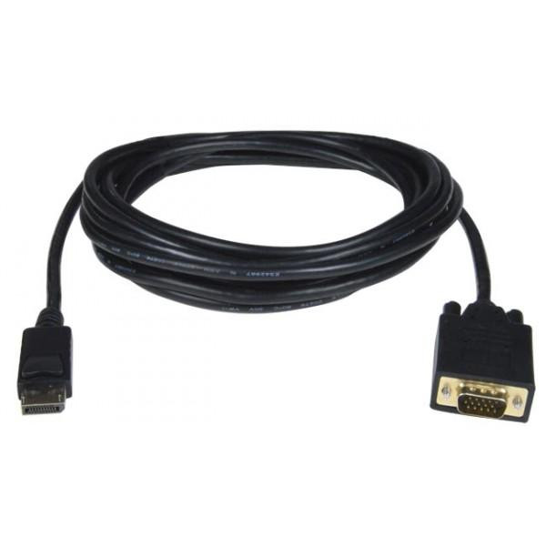 NTI dp-vga-3-mm DisplayPort to VGA Adapter Cables, Male to Male, 3ft