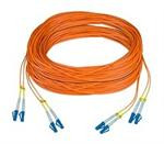 NTI FIBER-2D-LCLC-50-40M Two Duplex LC to LC 50-micron Fiber Cable, 40 meters
