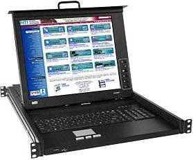 NTI RACKMUX-V17-N 17 inch VGA USB + PS/2 KVM Drawer with Numeric Keypad