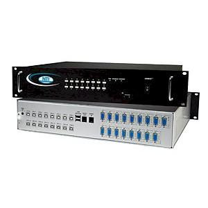 NTI UNIMUX-USBV-16O 16-Port VGA USB KVM Switch with OSD, Rackmount
