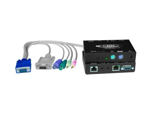 NTI ST-C5KVM-1000S Hi-Res VGA PS/2 KVM Extender via CATx to 1,000 feet