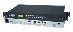 NTI UNIMUX-4X8-UHDU High Density VGA USB KVM Matrix Switch with Additional USB Port: 4x8
